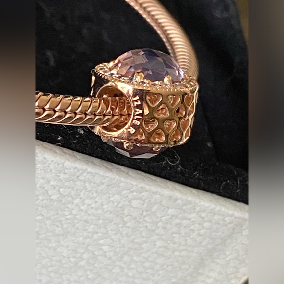 Pandora Moments Rose gold snake bracelet - Picture 6 of 8